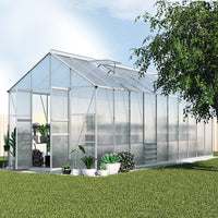 Thumbnail for Greenfingers Greenhouse Aluminium Large Green House Garden Shed 6X2.4M