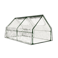 Thumbnail for Greenfingers Greenhouse Flower Garden Shed Frame Tunnel Green House 180x90x90cm