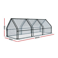 Thumbnail for Greenfingers Greenhouse 270x92cm Flower Garden Shed PVC Cover Frame Green House