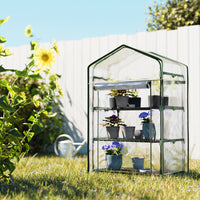 Thumbnail for Greenfingers Mini Greenhouse Garden Shed Green House Tunnel Plant Flower Storage