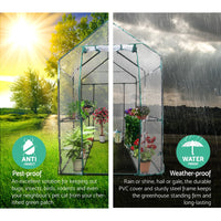 Thumbnail for Greenfingers Greenhouse Garden Shed Green House 1.9X1.2M Storage Greenhouses Clear