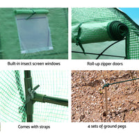 Thumbnail for Greenfingers Greenhouse Garden Shed Green House 3X2X2M Greenhouses Storage Lawn