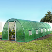 Thumbnail for Greenfingers Greenhouse Walk in Green House Tunnel Plant Garden Shed Dome 9x3x2M