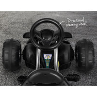 Thumbnail for Rigo Kids Pedal Go Kart Ride On Toys Racing Car Plastic Tyre Black