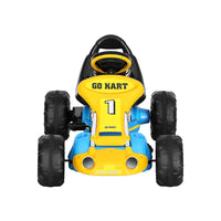 Thumbnail for Rigo Kids Pedal Go Kart Ride On Toys Racing Car Plastic Tyre Blue