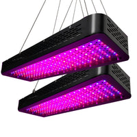 Thumbnail for Greenfingers Set of 2 LED Grow Light Kit Hydroponic System 2000W Full Spectrum Indoor