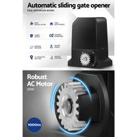 Thumbnail for Auto Electric Sliding Gate Opener 1000KG Keypad 6M Rails