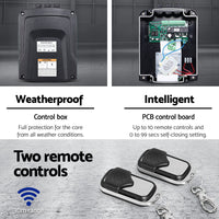 Thumbnail for LockMaster Automatic Electric Gate Opener Double Swing Remote Control Kit 800KG