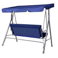 Thumbnail for Gardeon Canopy Swing Chair - Navy