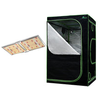 Thumbnail for Greenfingers Grow Tent 2200W LED Grow Light Hydroponics Kits System 1.2x1.2x2M