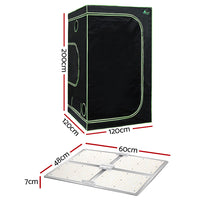 Thumbnail for Greenfingers Grow Tent 4500W LED Grow Light Hydroponics Kits System 1.2x1.2x2M