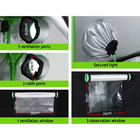 Thumbnail for Greenfingers Grow Tent Kits Hydroponics Indoor Grow System DIY 120X60X180/210CM