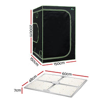 Thumbnail for Greenfingers Grow Tent 4500W LED Grow Light Hydroponic Kits System 1.5x1.5x2M