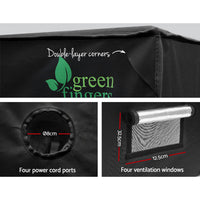 Thumbnail for Greenfingers Hydroponics Grow Tent Kits Hydroponic Grow System 2.4m x 1.2m x 2m 600D Oxford