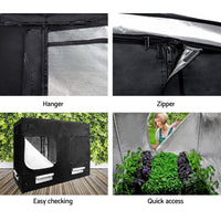 Thumbnail for Greenfingers Hydroponics Grow Tent Kits Hydroponic Grow System 2.4m x 1.2m x 2m 600D Oxford