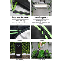 Thumbnail for Greenfingers 1680D 2.4MX1.2MX2M Hydroponics Grow Tent Kits Hydroponic Grow System