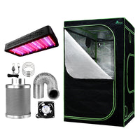 Thumbnail for Greenfingers Grow Tent 1200W LED Grow Light 120X120X200cm Mylar 6