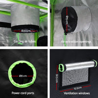 Thumbnail for Greenfingers Grow Tent 2000W LED Grow Light 120X120X200cm Mylar 6