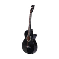 Thumbnail for ALPHA 38 Inch Wooden Acoustic Guitar Black