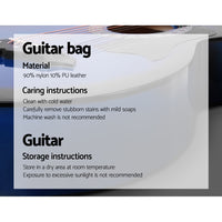 Thumbnail for ALPHA 38 Inch Wooden Acoustic Guitar with Accessories set Blue