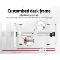 Thumbnail for Artiss Electric Standing Desk Motorised Adjustable Sit Stand Desks White