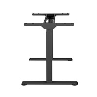 Thumbnail for Artiss Standing Desk Sit Stand Motorised Adjustable Frame Only Black Dual Motor