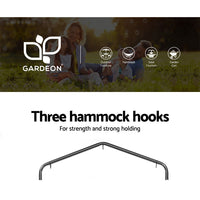 Thumbnail for Gardeon Outdoor Hammock Chair with Stand Swing Hanging Hammock Garden Cream