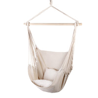 Thumbnail for Gardeon Hammock Swing Chair - Cream