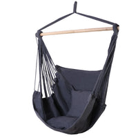 Thumbnail for Gardeon Hammock Swing Chair - Grey