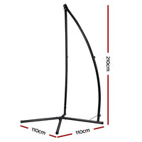 Thumbnail for Gardeon Outdoor Hammock A Shape Steel Frame