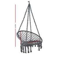 Thumbnail for Gardeon Hammock Swing Chair - Grey