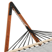 Thumbnail for Gardeon Wooden Hammock Chair with Stand Linen Hammock Bed Timber Steel 200KG