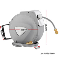 Thumbnail for 20M Retractable Water Hose Reel Garden Storage AutoRewind Spray Gun