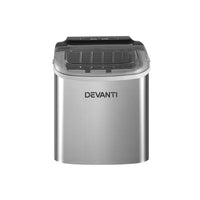 Thumbnail for Devanti 12kg Ice Maker Machine w/Self Cleaning Portable Ice Cube Tray 2L White