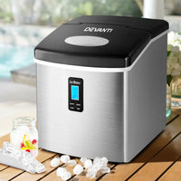 Thumbnail for Devanti 3.2L Stainless Steel Portable Ice Cube Maker