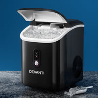 Thumbnail for Devanti Portable Ice Maker Machine Nuggetc Ice Cube 15kg Bar Countertop