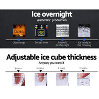 Thumbnail for Devanti Stainless Steel Commercial Ice Cube Maker