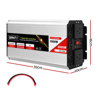 Thumbnail for Giantz 1500W Puresine Wave DC-AC Power Inverter