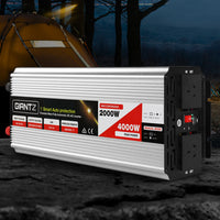 Thumbnail for Giantz Power Inverter 2000W or 4000W Pure Sine Wave 12V-240V Camping Boat Caravan