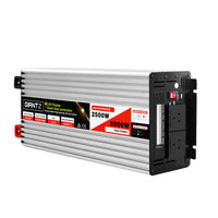 Thumbnail for Giantz Power Inverter 12V to 240V 2500W/5000W Pure Sine Wave Camping Car Boat