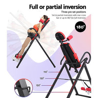 Thumbnail for Everfit Inversion Table Gravity Stretcher Inverter Foldable Home Fitness Gym