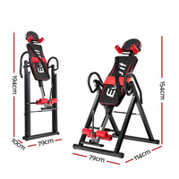 Thumbnail for Everfit Inversion Table Gravity Stretcher Inverter Foldable Home Fitness Gym