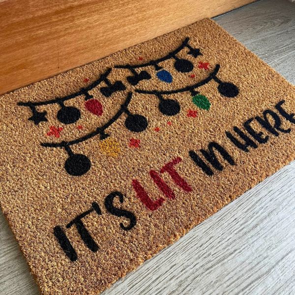 It's LIT in here doormat-2