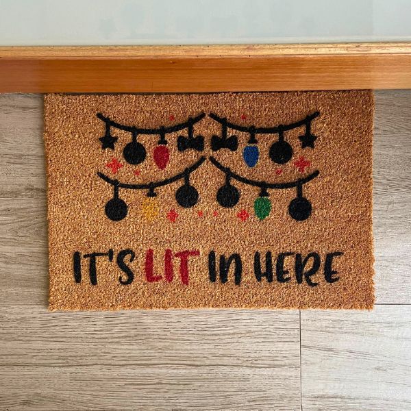 It's LIT in here doormat-3