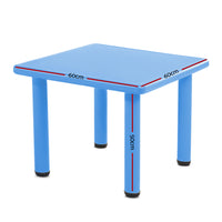 Thumbnail for Keezi 60X60CM Kids Children Painting Activity Study Dining Playing Desk Table