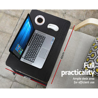 Thumbnail for Artiss Laptop Table Desk Portable - Black