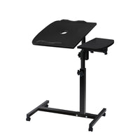 Thumbnail for Artiss Laptop Table Desk Adjustable Stand With Fan - Black