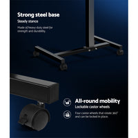 Thumbnail for Artiss Laptop Table Desk Adjustable Stand With Fan - Black