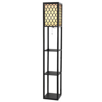 Thumbnail for Artiss Floor Lamp Storage Shelf LED Lamps Vintage Standing Reading Light Bedroom