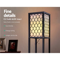 Thumbnail for Artiss Floor Lamp Storage Shelf LED Lamps Vintage Standing Reading Light Bedroom